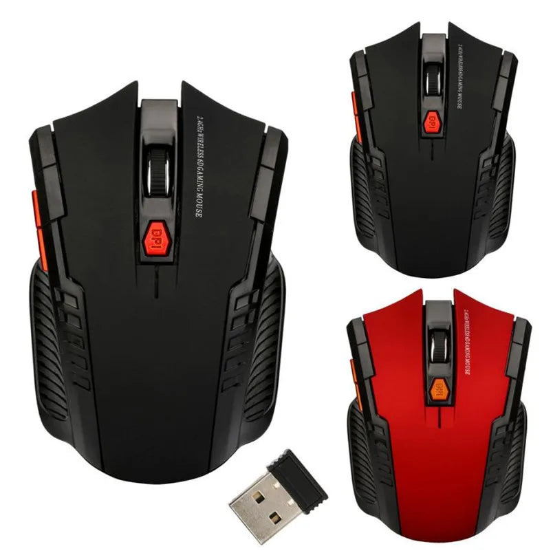 2.4G Wireless Mouse 1600DPI Optical Mouse Gamer for Computer 6 Buttons Wireless Mice with USB Receiver for PC Laptop Accessories
