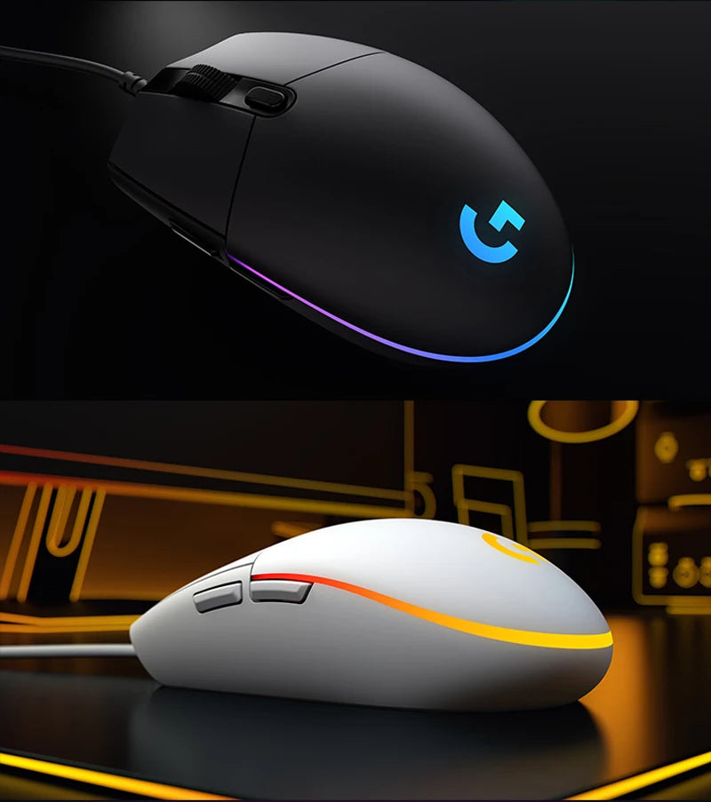 G102/G304 Logitech Lightspeed Wireless Gaming Mouse with 12K Hero Sensor - No Driver Required for Enhanced Gaming Experience