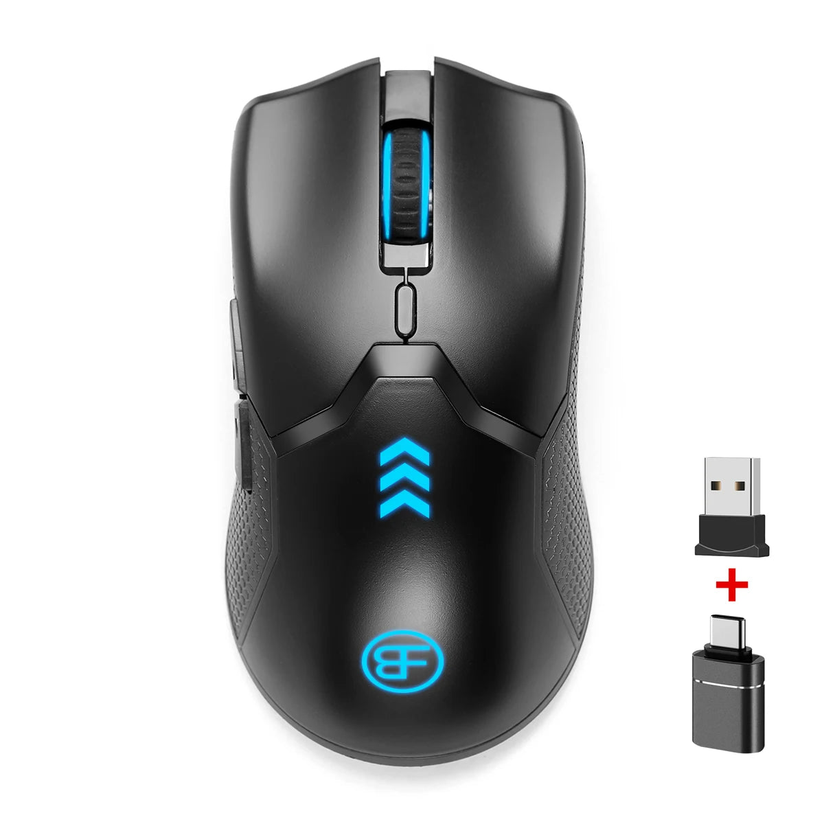 2.4Ghz Wireless Mouse Rechargeable Computer Mouse Gamer 6 Buttons Ergonomic Mice Home Office Mouse for Laptop PC Desktop Mause