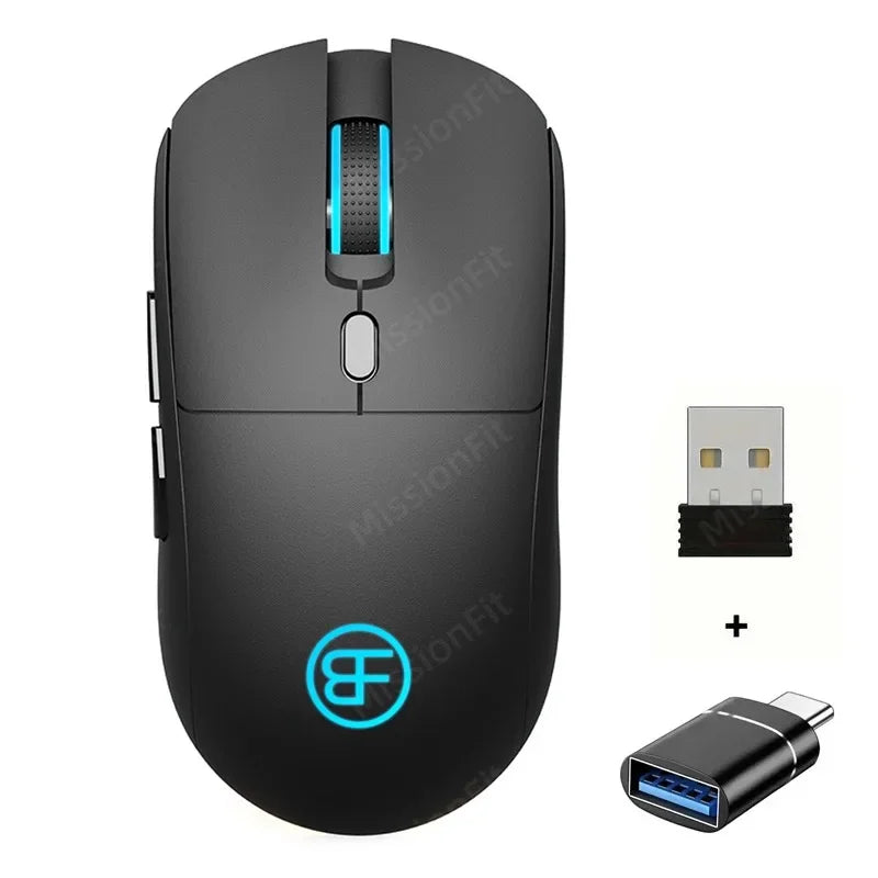 2.4Ghz Wireless Mouse Rechargeable Computer Mouse Gamer 6 Buttons Ergonomic Mice Home Office Mouse for Laptop PC Desktop Mause