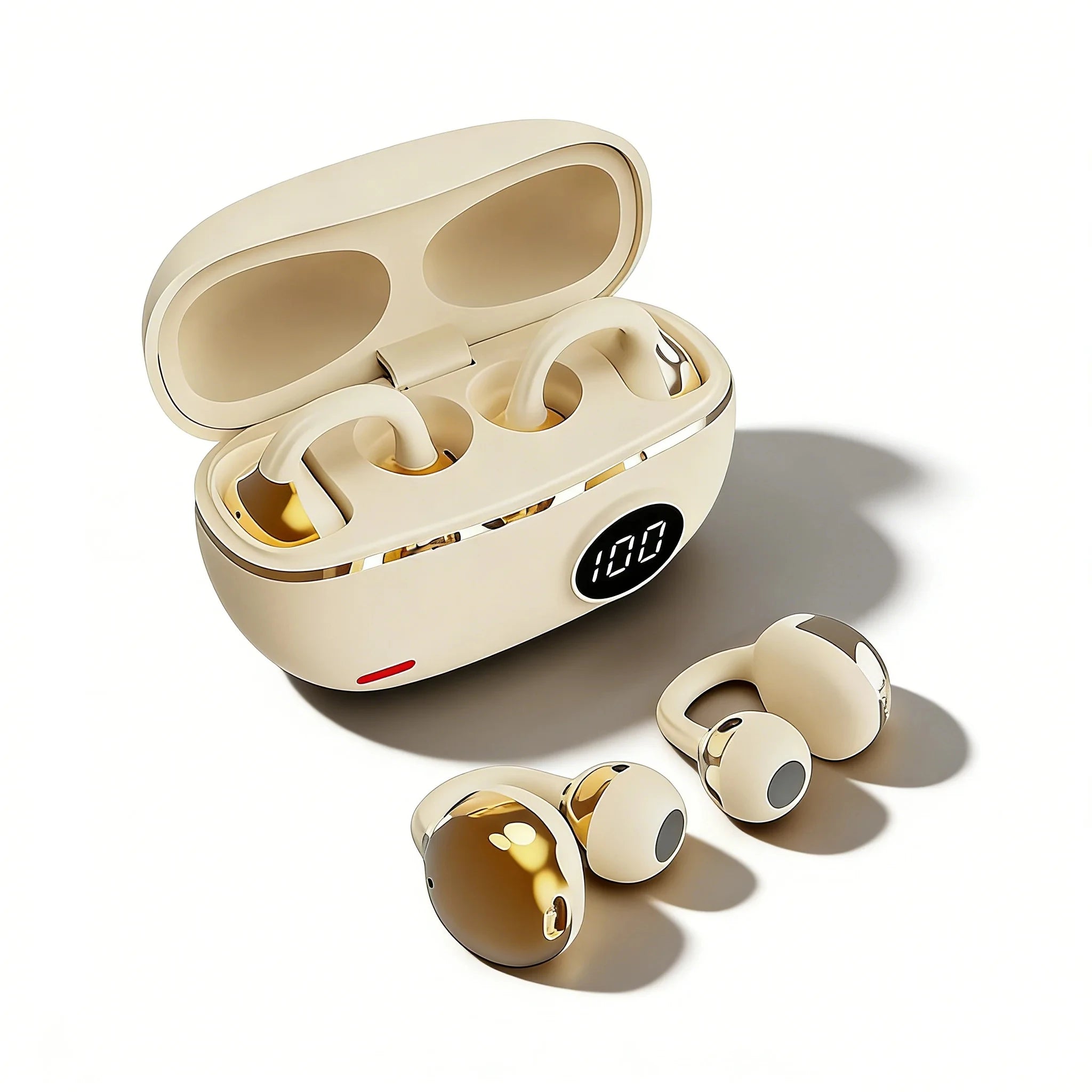 Wireless New Earphones With Digital Display Bluetooth 5.4 New Earbuds Dolby-Level Sound Hi-Fi Audio Dynamic Range With Mic